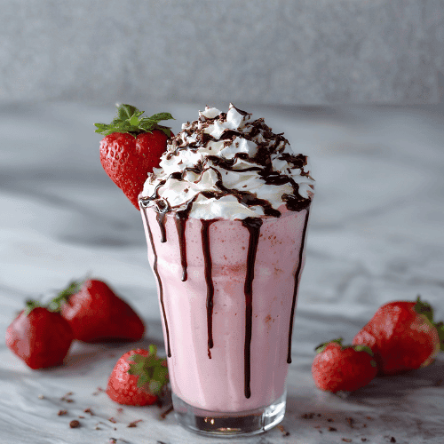 Çilekli Milkshake